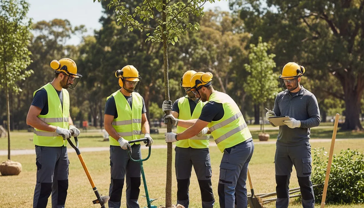 Miami, FL tree planting service choosing healthy species for local soil and sun conditions